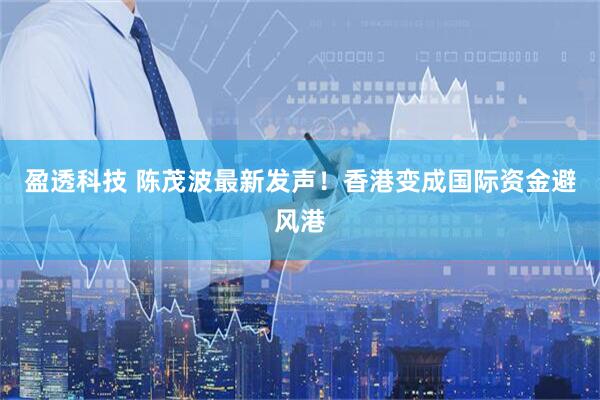 盈透科技 陈茂波最新发声！香港变成国际资金避风港