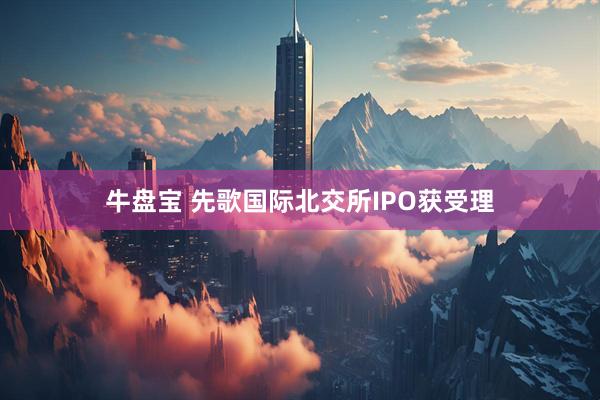 牛盘宝 先歌国际北交所IPO获受理