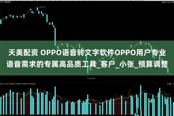 天美配资 OPPO语音转文字软件OPPO用户专业语音需求的专属高品质工具_客户_小张_预算调整